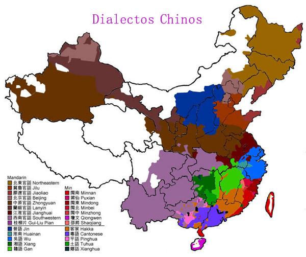 Dialetti cinesi odierni, per un confronto