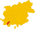Map of comune of Moiano (province of Benevento, region Campania, Italy).svg.png