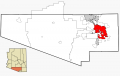 Pima County Incorporated and Unincorporated areas Tucson highlighted svg.png