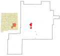 Chaves County New Mexico Incorporated and Unincorporated areas Roswell Highlighted.svg.png