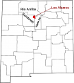 Map of New Mexico highlighting Los Alamos County svg.png