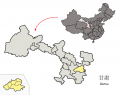 Location of Tianshui Prefecture within Gansu 28China29.png