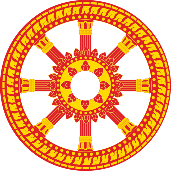 File:Dhamma Cakra (red) svg.png